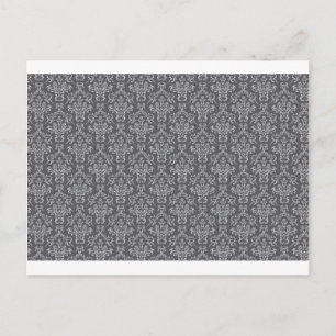 Damask in Grey Briefkaart
