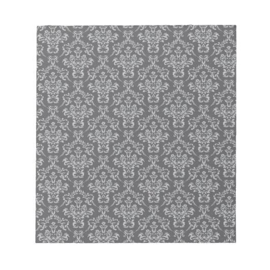 Damask in Grey Notitieblok (Voorkant)