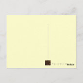 Damask in het donker ~ Briefkaart / Uitnodiging (Achterkant)