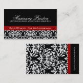 Damask Interior Designer Visitekaartje (Voorkant / Achterkant)