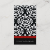Damask Interior Designer Visitekaartje (Achterkant)