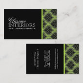 Damask Interior Designer Visitekaartje (Voorkant / Achterkant)