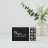 Damask Interior Designer Visitekaartje (Staand voorkant)