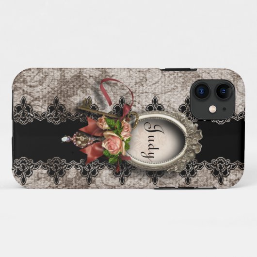 Damask iPhone 5 Hoesje (Achterkant (horizontaal))