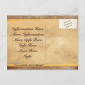  Damask je bent uitgenodigd. Briefkaarten (Achterkant)