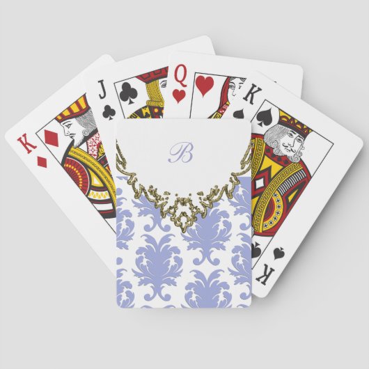 Damask-kaarten voor persoonlijk afspelen pokerkaarten (Achterkant)