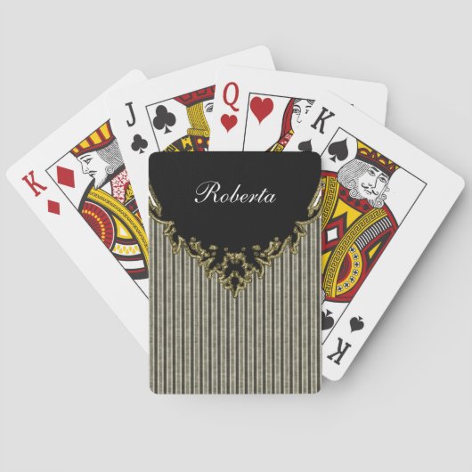Damask-kaarten voor persoonlijk afspelen pokerkaarten (Achterkant)