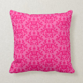 Damask Kangaroo Paws hot roze kussen