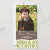 Damask Kerstkaart (Voorkant)