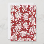 Damask Kerstkaart (Achterkant)