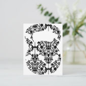 Damask Kettlebell Briefkaart (Staand voorkant)