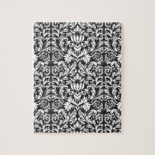 Damask Lace Brocade Classic Wallpaper Legpuzzel (Verticaal)
