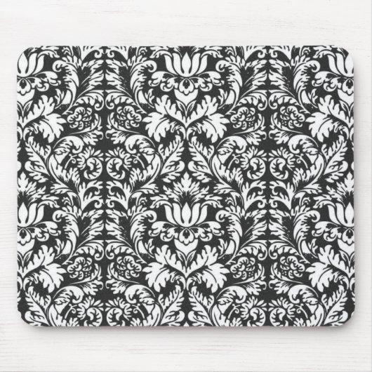 Damask Lace Brocade Classic Wallpaper Muismat (Voorkant)