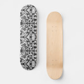 Damask Lace Brocade Classic Wallpaper Persoonlijk Skateboard (Voorkant)