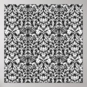 Damask Lace Brocade Classic Wallpaper Poster (Voorkant)