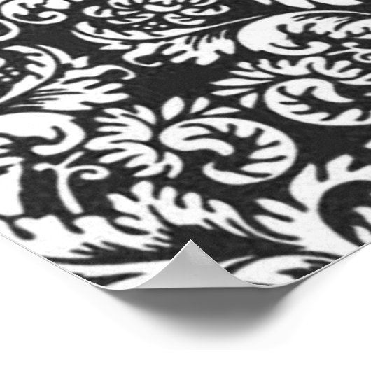 Damask Lace Brocade Classic Wallpaper Poster (Hoek)