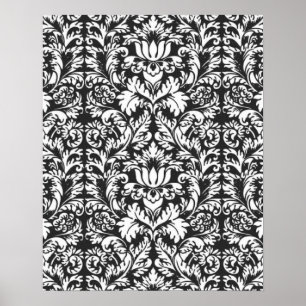 Damask Lace Brocade Classic Wallpaper Poster