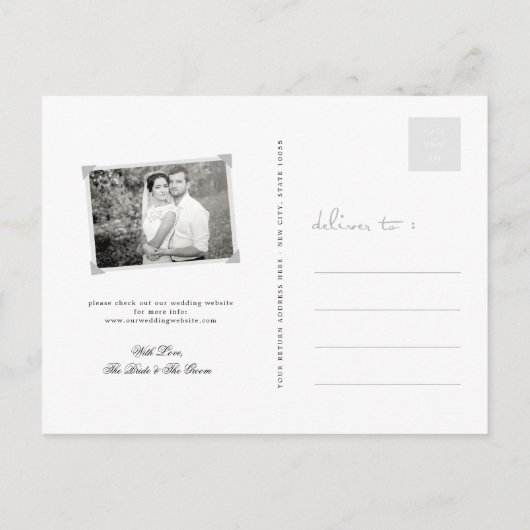 Damask Lace Sorbet bewaart het Briefkaart van de F (Achterkant)