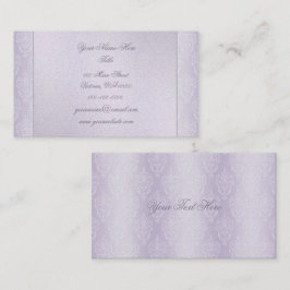 Damask Lavender Shine Visitekaartje