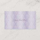 Damask Lavender Shine Visitekaartje (Achterkant)