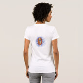 Damask Logo Light Grey op White - ... - Gepersonal T-shirt (Achterkant volledig)