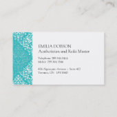 Damask Lotus Day Spa Visitekaartjes (Achterkant)