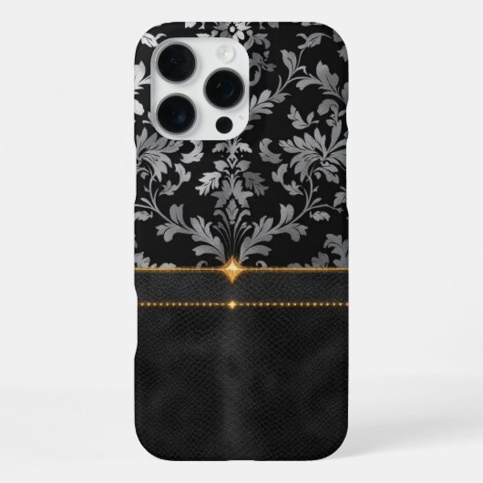 Damask Luxe iPhone Hoesje (Achterkant)