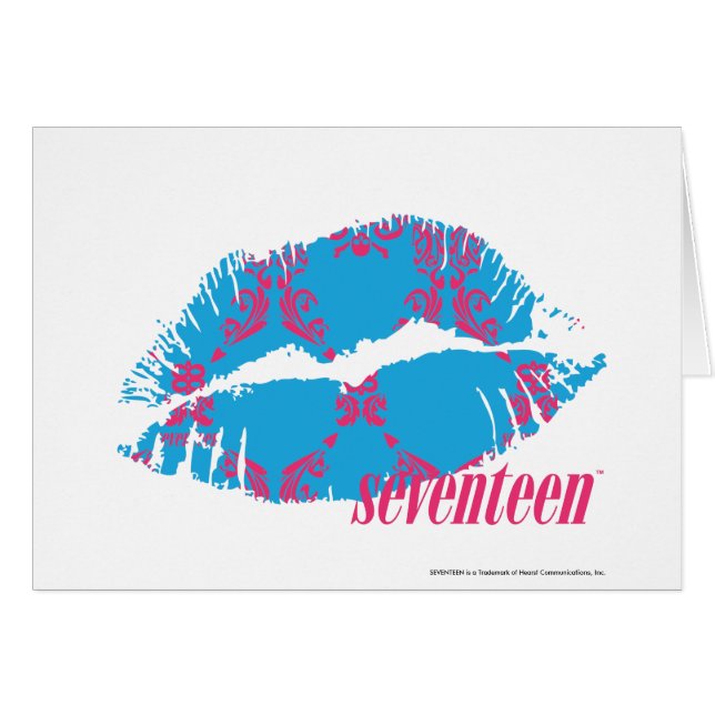 Damask Magenta-Aqua (Voorkant Horizontaal)