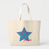 Damask Magenta-Aqua 2 Grote Tote Bag (Voorkant)