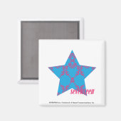 Damask Magenta-Aqua 2 Magneet (Voorkant / Achterkant)