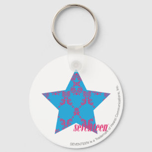 Damask Magenta-Aqua 2 Sleutelhanger