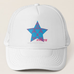 Damask Magenta-Aqua 2 Trucker Pet