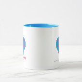 Damask Magenta-Aqua 3 Mok (Midden)