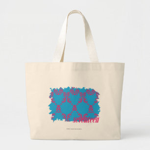 Damask Magenta-Aqua 4 Grote Tote Bag