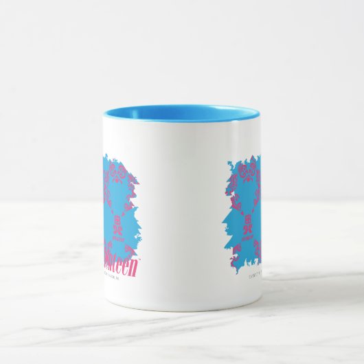 Damask Magenta-Aqua 4 Mok (Midden)