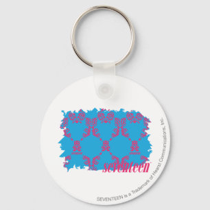 Damask Magenta-Aqua 4 Sleutelhanger