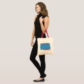 Damask Magenta-Aqua 4 Tote Bag (Voorkant (model))