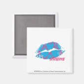 Damask Magenta-Aqua Magneet (Voorkant / Achterkant)