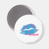 Damask Magenta-Aqua Magneet (Voorkant / Achterkant)