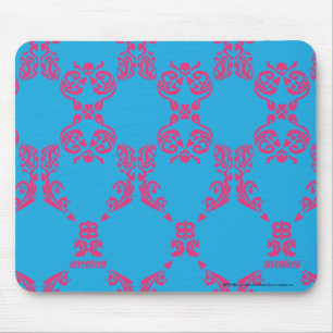 Damask Magenta-Aqua Muismat