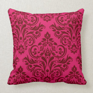 Damask - magenta claret kussen