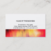 Damask Mandala Waterverf Artiest  Pink Visitekaartje (Achterkant)