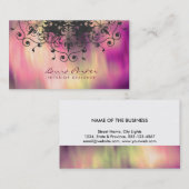 Damask Mandala Waterverf Elegant Artist  Visitekaartje (Voorkant / Achterkant)