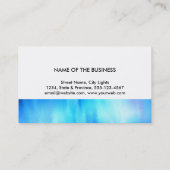 Damask Mandala Zee Abstracte Waterverf Blue Visitekaartje (Achterkant)