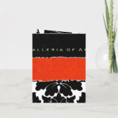 Damask me ~ Kaart / Uitnodigingen (Achterkant)
