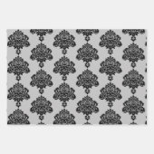 Damask modern kleurenpatroon inpakpapier vel (Voorkant 2)