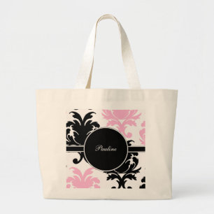 Damask Monogram Canvas tas