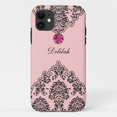Damask Monogram iPhone 5 Hoesjes (Achterkant)