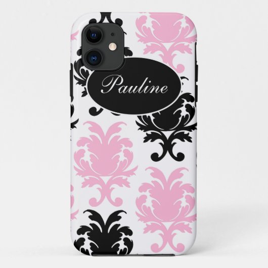 Damask Monogram iPhone 5S cases (Achterkant)