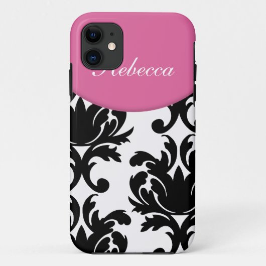 Damask Monogram iPhone 5S cases (Achterkant)